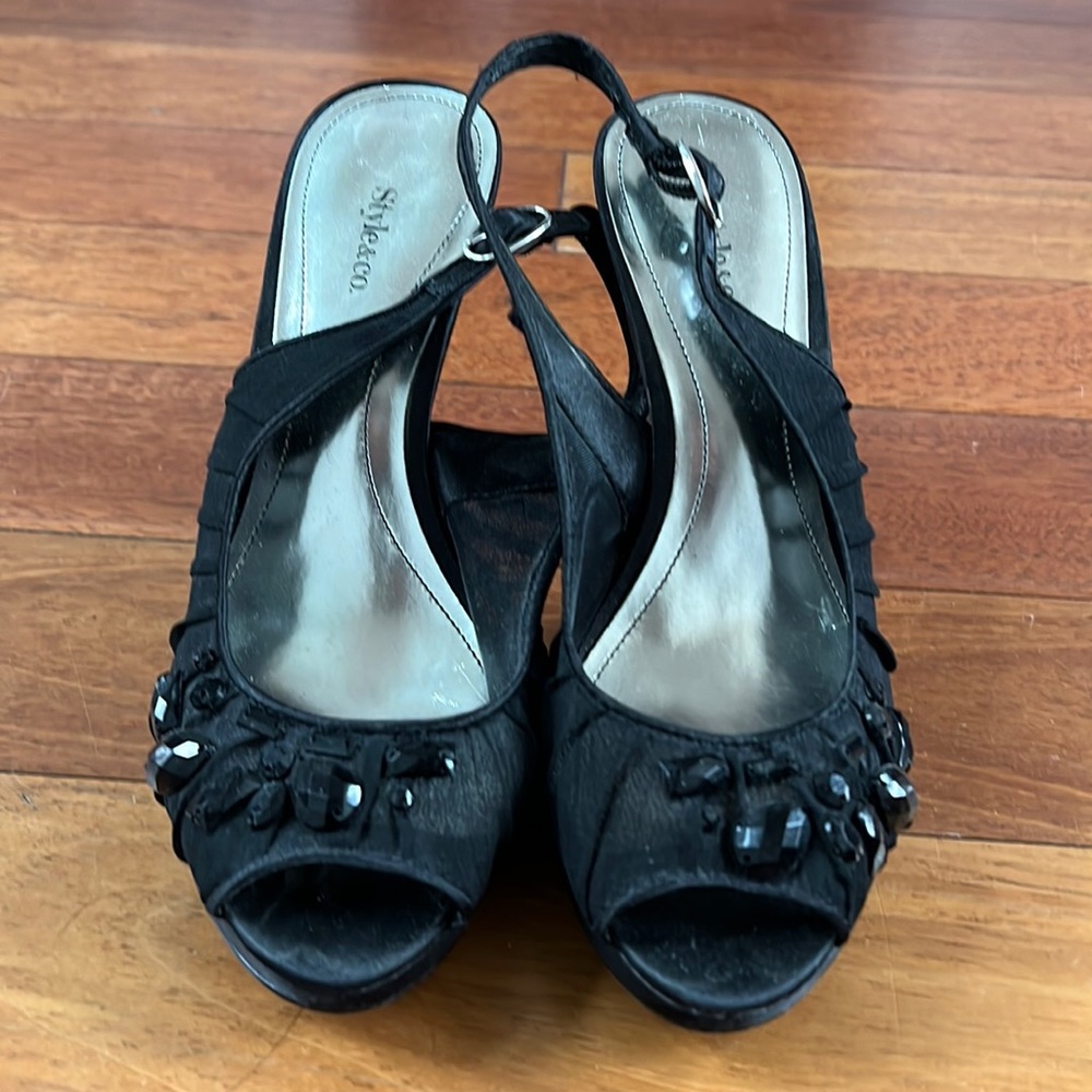 Style&Co Black Heels (US 36)